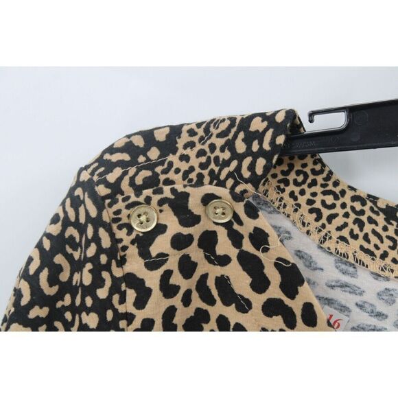 JESSICA LONDON CHEETAH PRINT Blouse Plus SIZE 22/24 - Picture 3 of 9